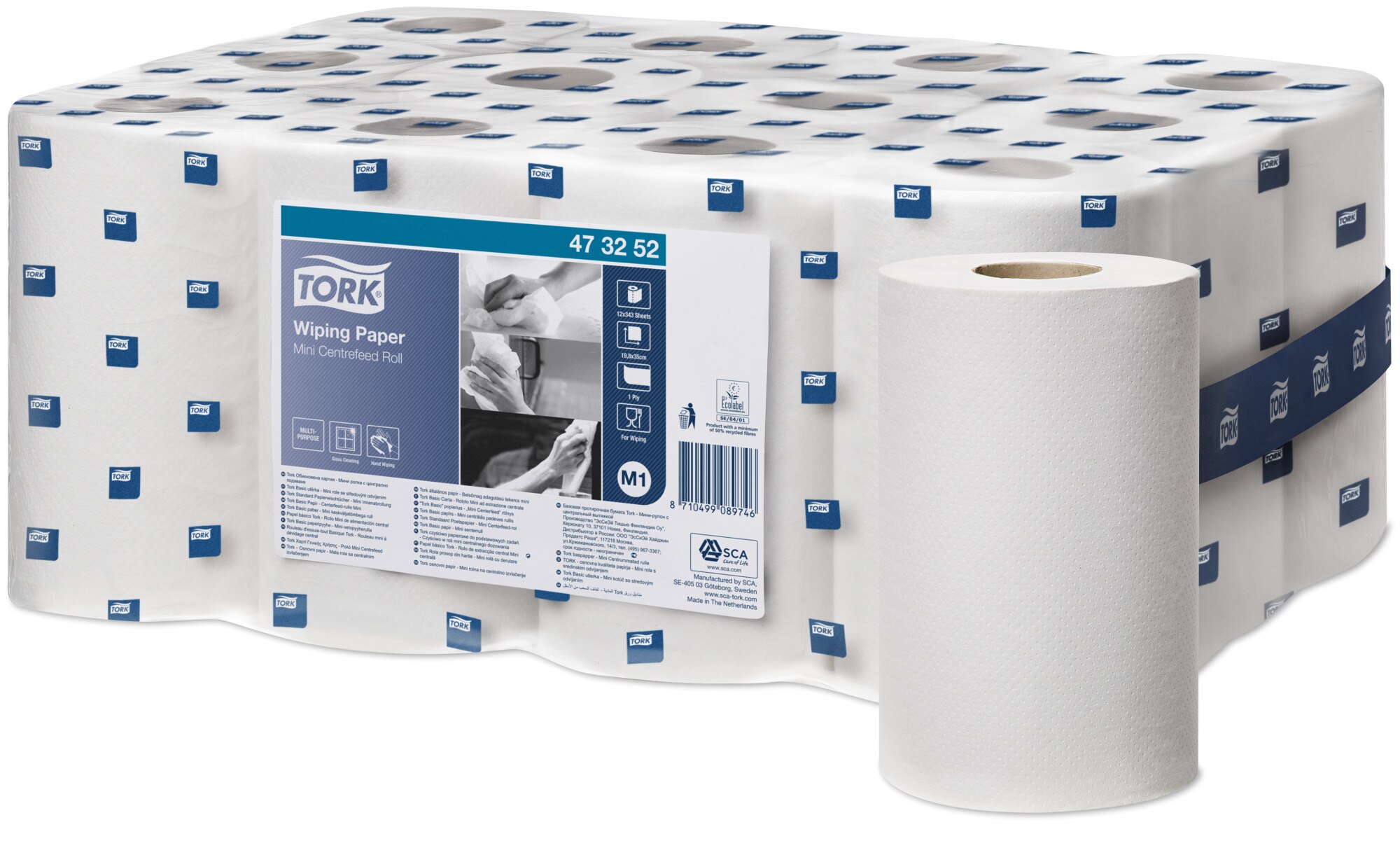 6 x 150m 2 Ply Wiping Paper Towels M2 Tork Basic Centre Feed in White 6 x 150m 2 Ply Wiping Paper Towels M2 Tork Basic Centre Feed in White